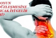 boyun düzleşmesine sıcak iyi gelir mi